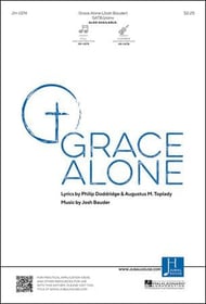 Grace Alone SATB choral sheet music cover Thumbnail